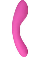 Swan Mini Swan Silicone Rechargeable Wand Massager - Pink