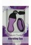 Simple And True Vibrating Rechargeable Silicone Egg With Remote Control - Purple
