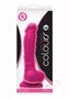 Colours Dual Density Silicone Dildo 8in - Pink
