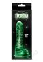 Firefly Smooth Glass Ballsey Dildo Glow In The Dark - Clear