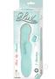 Luv Heat Up Thruster Rechargeable Silicone Vibrator - Aqua