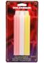 Doc Johnson Japanese Drip Candles - 3 Pack - Pink/yellow/white