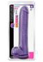 Au Naturel Bold Daddy Dildo With Suction Cup 14in - Purple