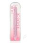 Realrock Crystal Clear Double Dong 18in - Pink